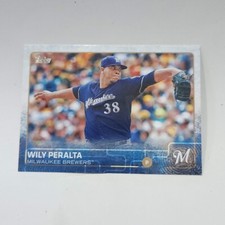 2015 Topps #672 Wily Peralta Milwaukee Brewers Baseball Card