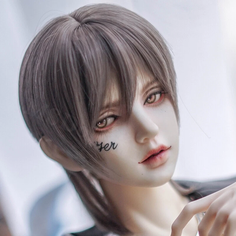 1/6 1/4 1/3 Uncle Male BJD Doll Boy Short Wig Hair High Temperature Fiber DIY - Image 2 of 4