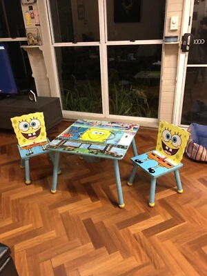 spongebob kids table