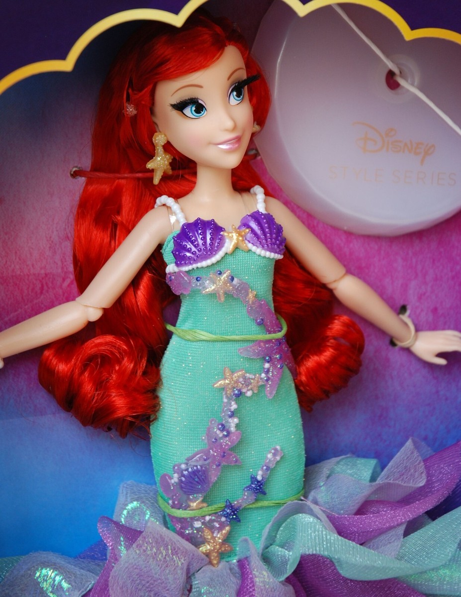 Disney Ariel Doll The Little Mermaid Style Series Collectable Hasbro New