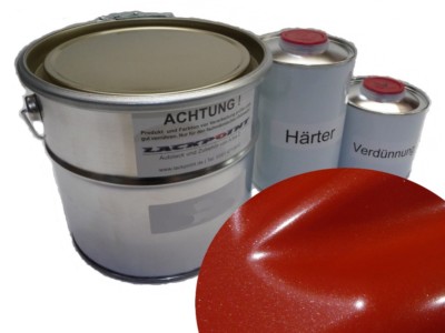 1 Liter Set 2K Autolack Orange Metallic kein Klarlack Tuning Lackpoint !