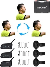 MaxQuall Professional V4 Plus Moto Riding / Referee Intercom - Set of 3