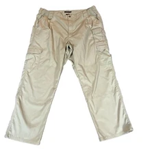5.11 Tactical Cargo Pants Mens 42x29 Tan Comfort Waist Outdoor Utility Workwear