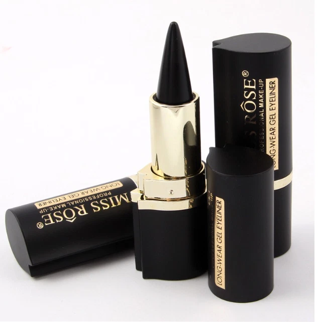Delineador de ojos negro impermeable A1 de larga duración Miss Rose (marca EE. UU.) Kajal brillo de ojos Foto 4 de 4