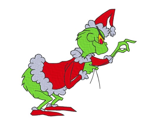 40+ Grinch Christmas Embroidery Machine Designs Cindy Lou Who Max 8x12 5x7 4x4 - Picture 8 of 24