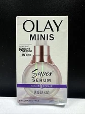 Olay Minis Super Serum Night Repair 14ml (0.4 fl oz)New In Box - Factory Sealed.