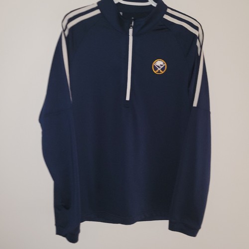 Adidas Golf Buffalo Sabres Pullover Jacket Men's Size Small Blue Yellow