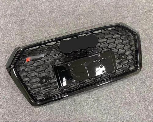 Grille avant noire maille nid dabeille pour Audi Q5 SQ5 RSQ5 2018 mode 2019