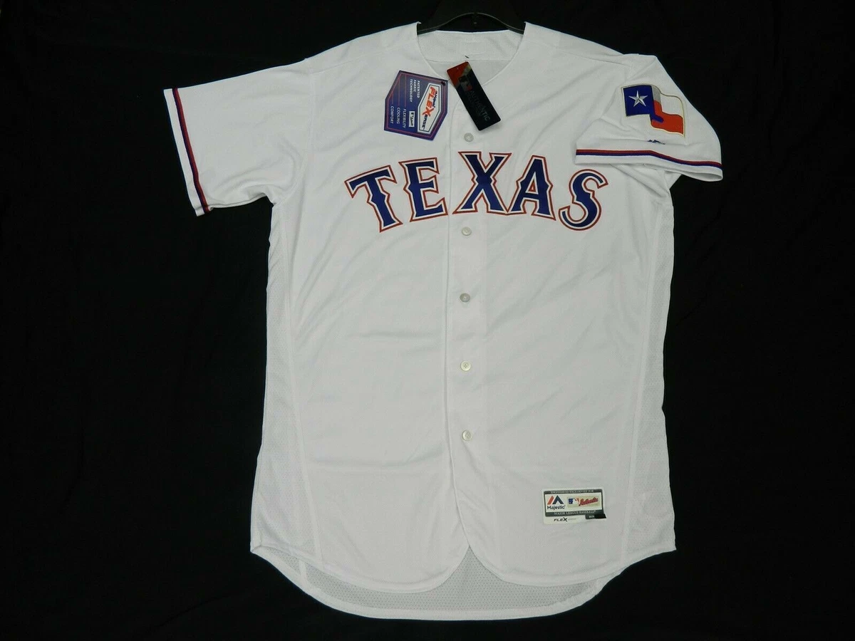 AUTHENTIC MAJESTIC 44 LARGE, TEXAS RANGERS FLEX BASE Jersey