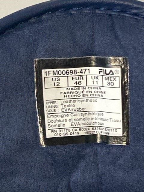 fila no laces