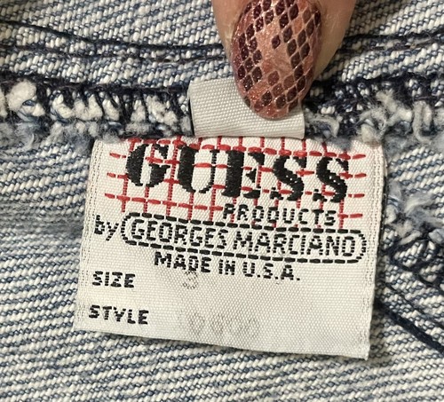 Guess Georges Marciano Women Overalls Coveralls Bibs 28" Waist Cotton Size 3 - Picture 12 of 13