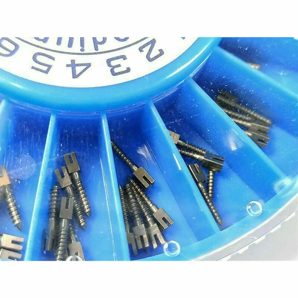 120 piezas/Kit de pasadores dentales para conducto radicular tornillo cónico poste núcleo reparación puro Foto 3 de 4