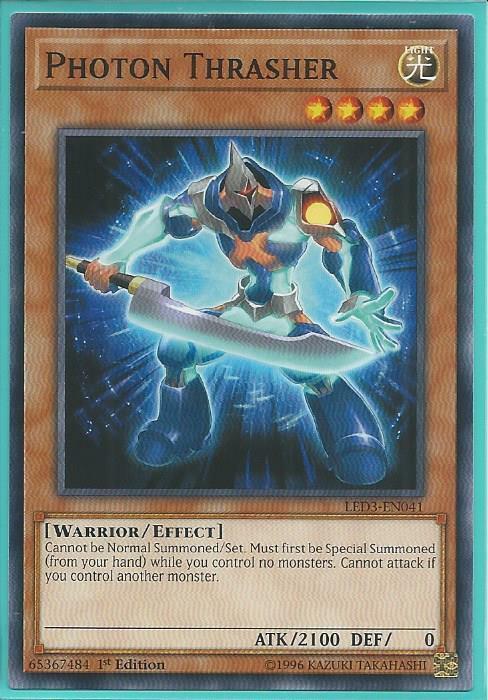 Yugioh - Photon Thrasher - 1st Edition Card Yugioh - Photon Thrasher - 1st Edition Card