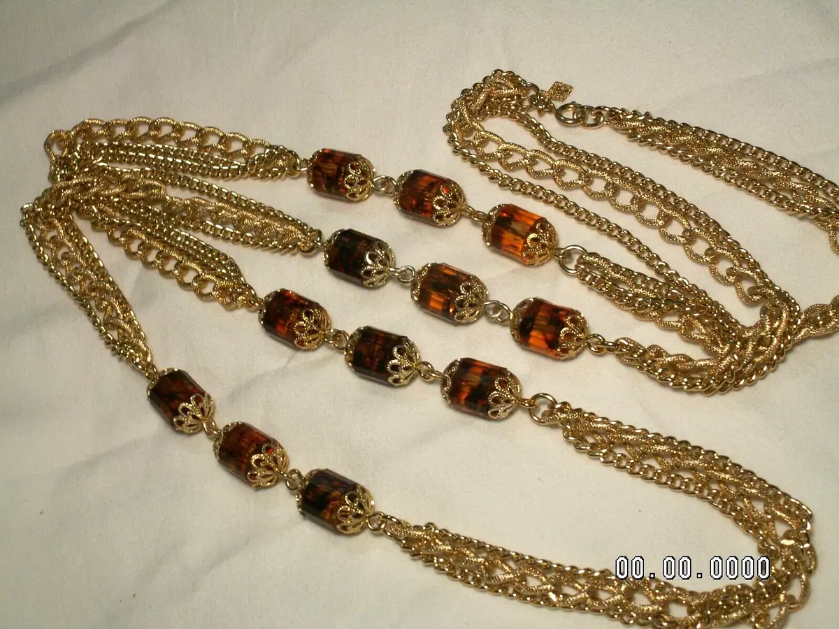 Sarah coventry gold sale necklace