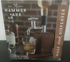 Hammer + Axe Wood Drink Dispenser Store And Dispense Your Favorite Liquor