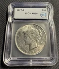 1927-S Peace Silver Dollar $ AU58 ICG