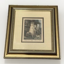 VTG Frances Wheatley "Old Chairs To Mend" Cries of London Gold Framed Engraving