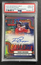 TRAVIS BAZZANA PSA 10 2024 BOWMAN'S BEST #BBA-TB BEST BALLERS AUTO 214/250