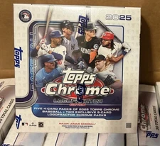 🔥 2025 Topps Chrome Logofractor Sealed Box (30 Cards) MLB New Fast Shipping