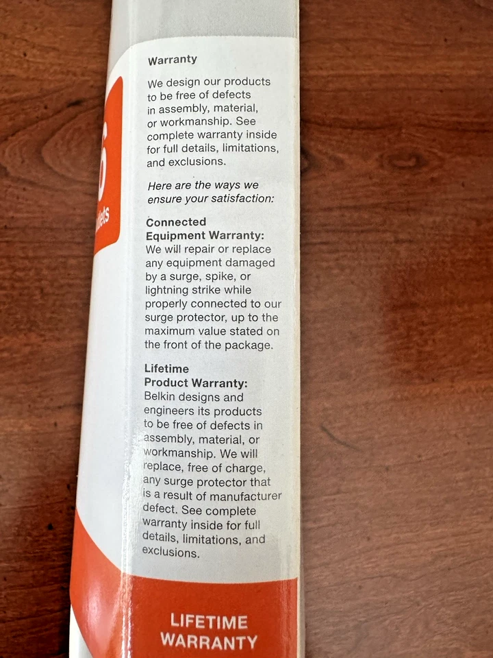 10 Brand New ~ Belkin (BE10600006-CM) Commercial Surge Protectors 6-Ft. 6-Outlet - Image 4 of 4