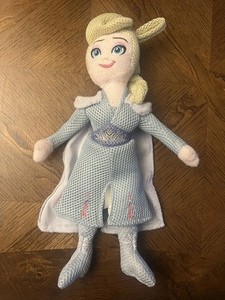 Disney Frozen II Elsa Washable Bath Scrubby Doll - Good Condition