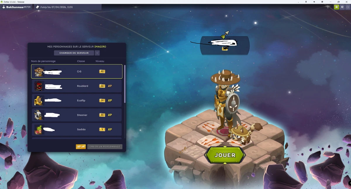 Compte Dofus à vendre - Forgelance 200