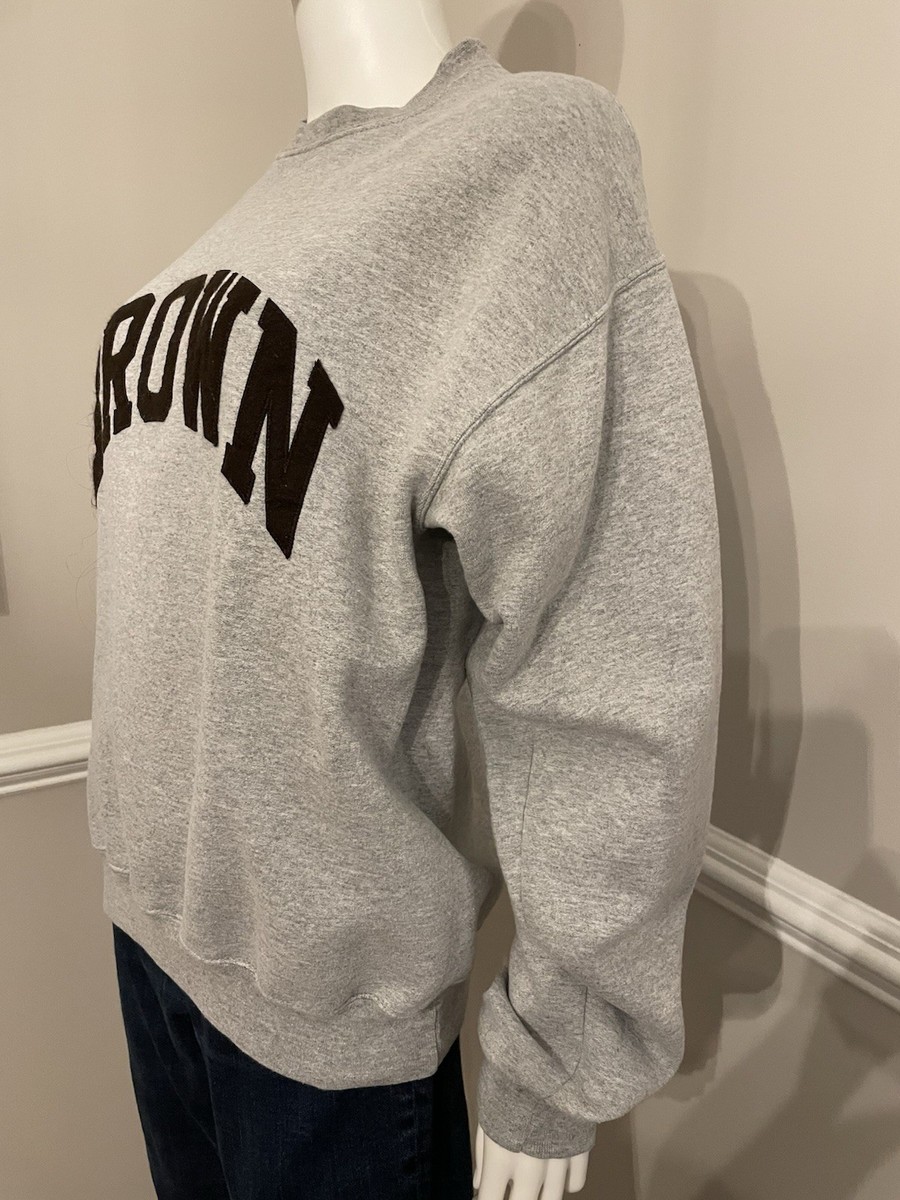 Champion Brown University Reverse Weave Sweatshirt Size M 90s