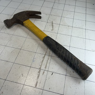 Central Forge Framing Hammer 16 oz Fiberglass Handle Rubber Grip