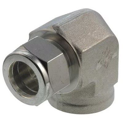 Parker 8Fel6n-316 3/8'' X 1/2'' A-Lok X Fnpt Ss Female 90 Degree Elbow