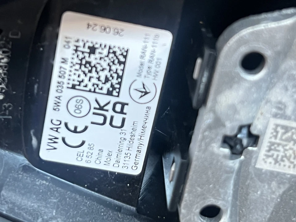 2021 Volkswagen Golf Radio Antenna Mast 5WA-035-507-M-041 - Image 4 of 4