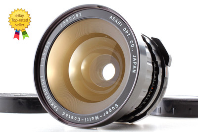 （美品）PENTAX67用 SMC TAKUMAR 55mm F3.5 MINT w/ Caps ] Pentax SMC Takumar 6x7 55mm F3.5 Lens for 6x7 67