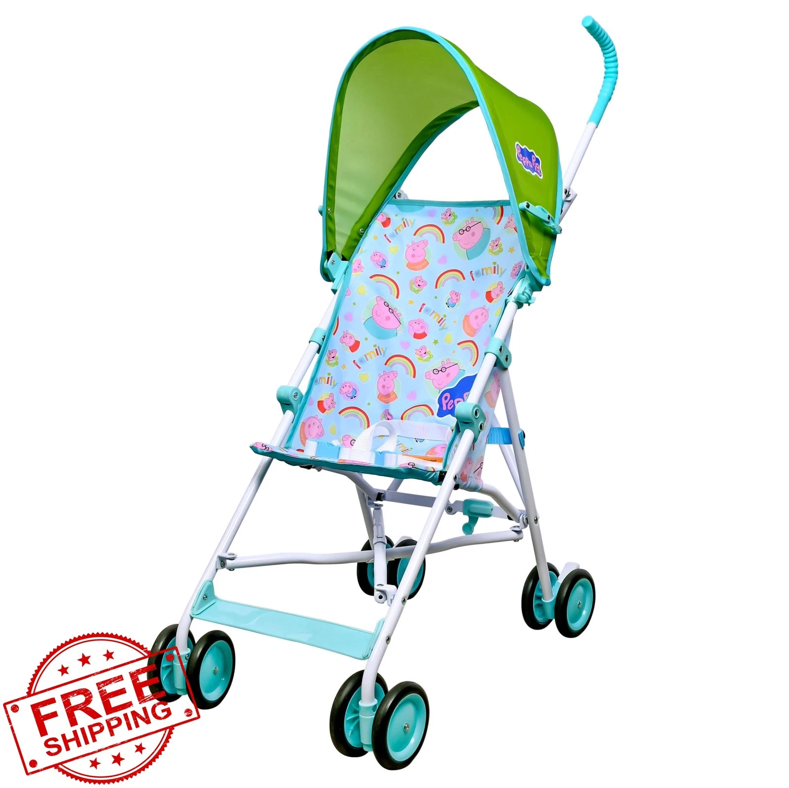 Peppa Pig Umbrella Stroller Lightweight Foldable