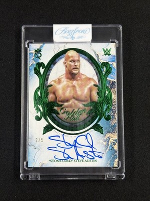 2025 Topps Royalty WWE STONE COLD STEVE AUSTIN Golden Hall Auto /5