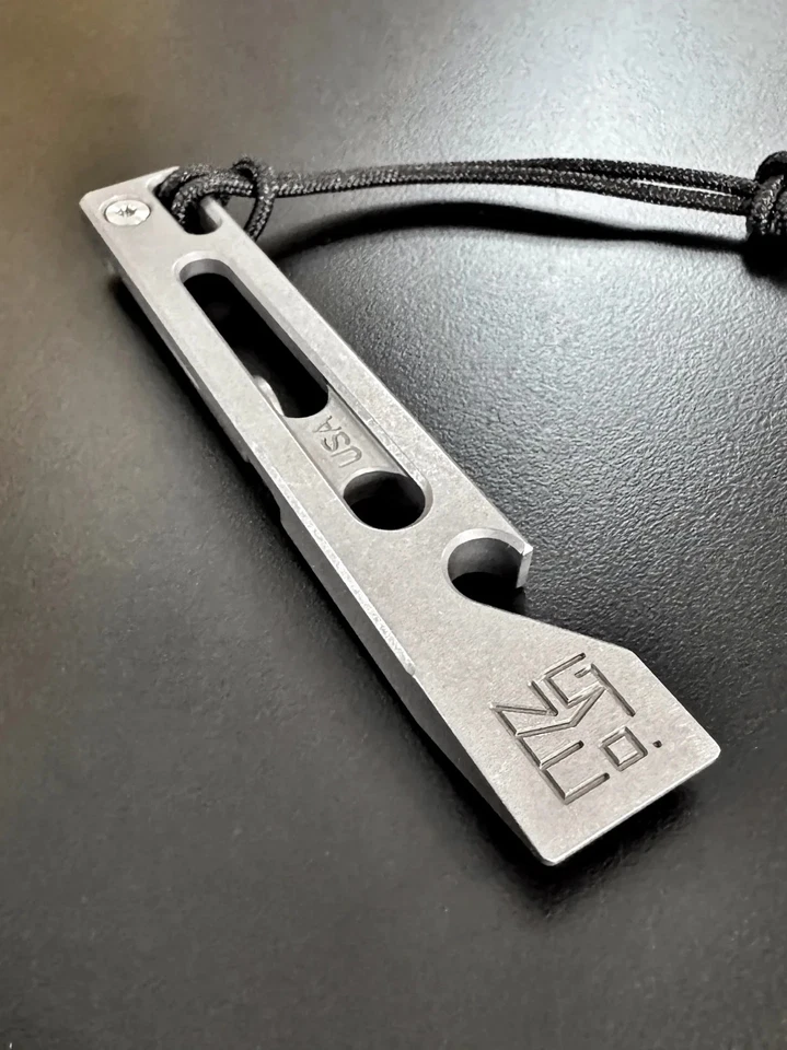New! Nice Guy Machine Co. NGMC Stubbs “Thirsty” EDC Titanium Pry Bar - Image 3 of 4