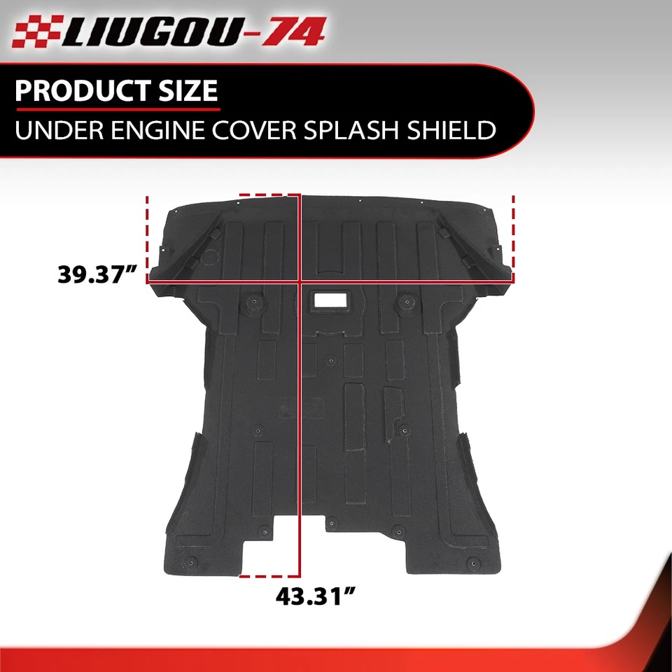 Splash Shields-Under Engine/Radiator Cover 51757213662 Fit For 2011-2017 BMW X3 - Imagem 3 de 4