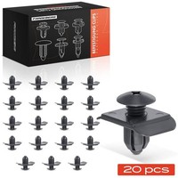 Frankberg 20X NYLON-CLIP Grau/Grau StoßFÄNger Passend FüR Hyundai Getz Sonata KI