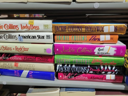 Lot of 10 Hardcover Books by Jackie Collins - Random Mix - Picture 2 of 4