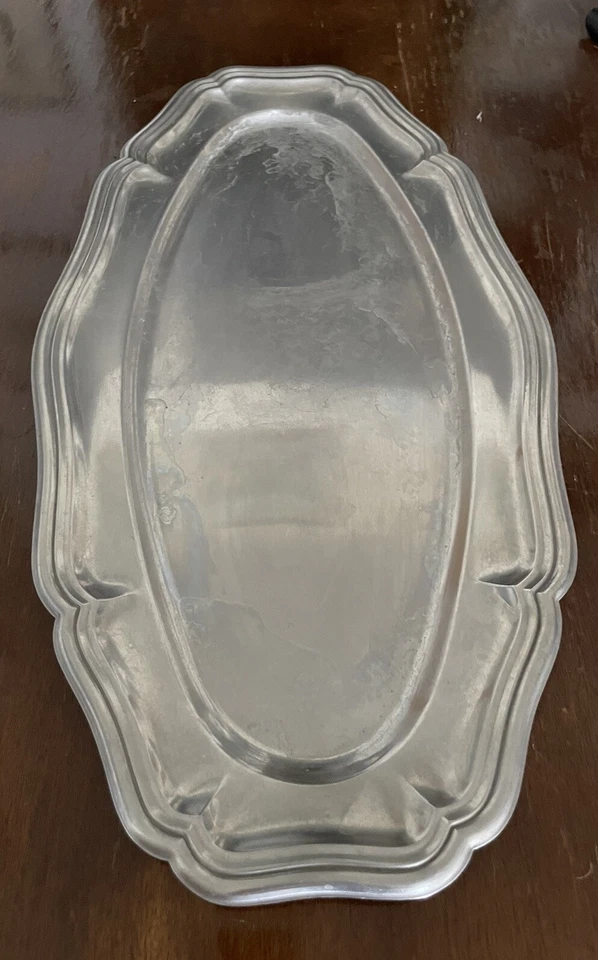 Vassoio in metallo color argento - Immagine 4 di 4