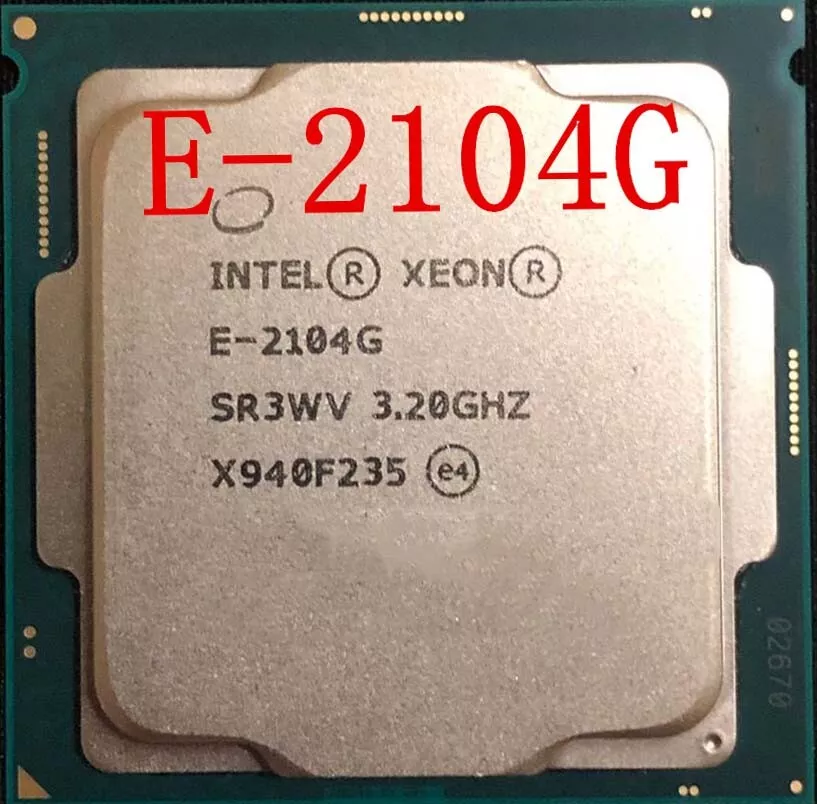 Intel Xeon E-2104G 3.2GHz 4 CORE 8MB 65W LGA1151 CPU Processor