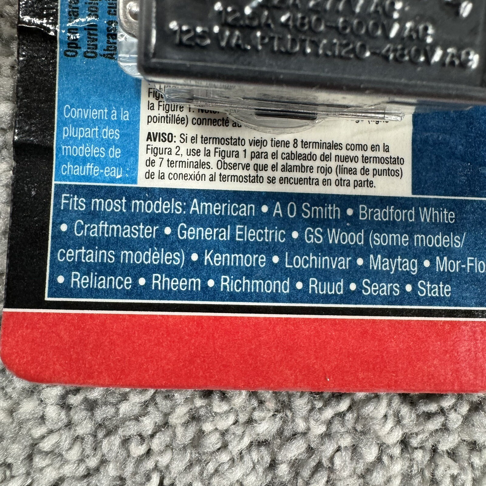 Camco Water Heater Upper Thermostat Apcom Style #07863 NEW Sealed