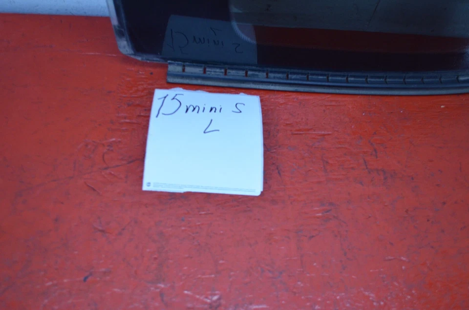 11-16 MINI COOPER COUNTRYMAN R60 TRASERO IZQUIERDO CONDUCTOR CUARTO VENTANA CRISTAL OEM Foto 3 de 4