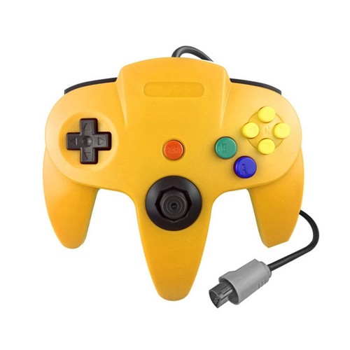 Retro-Stil Responsive Vibration Controller Kabelgebunden Gamepad Passend Nintendo 64 Host - Bild 21 von 21