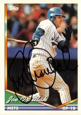 Joe Orsulak autographed baseball card (New York Mets) 1994 Topps #643