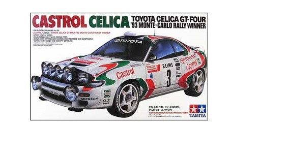 Tamiya 24125 - 1/24 Toyota Celica GT-Four - Castrol Celica - '93 Monte Carlo