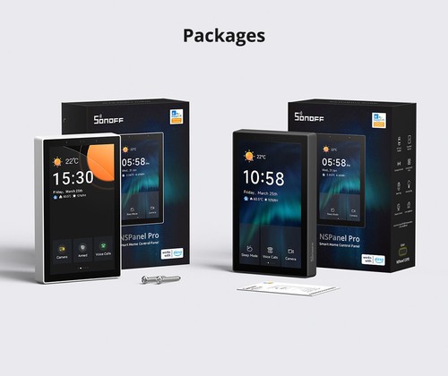 SONOFF NSPanel Pro WIFI Smart Home 120 Typ Bedienfeld Integrierter Zigbee Hub - Afbeelding 17 van 23
