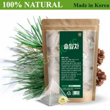 100 Natural Pine Needle Tea Medicinal Herbal 100T 30T Bags Korean Herbal Healthy
