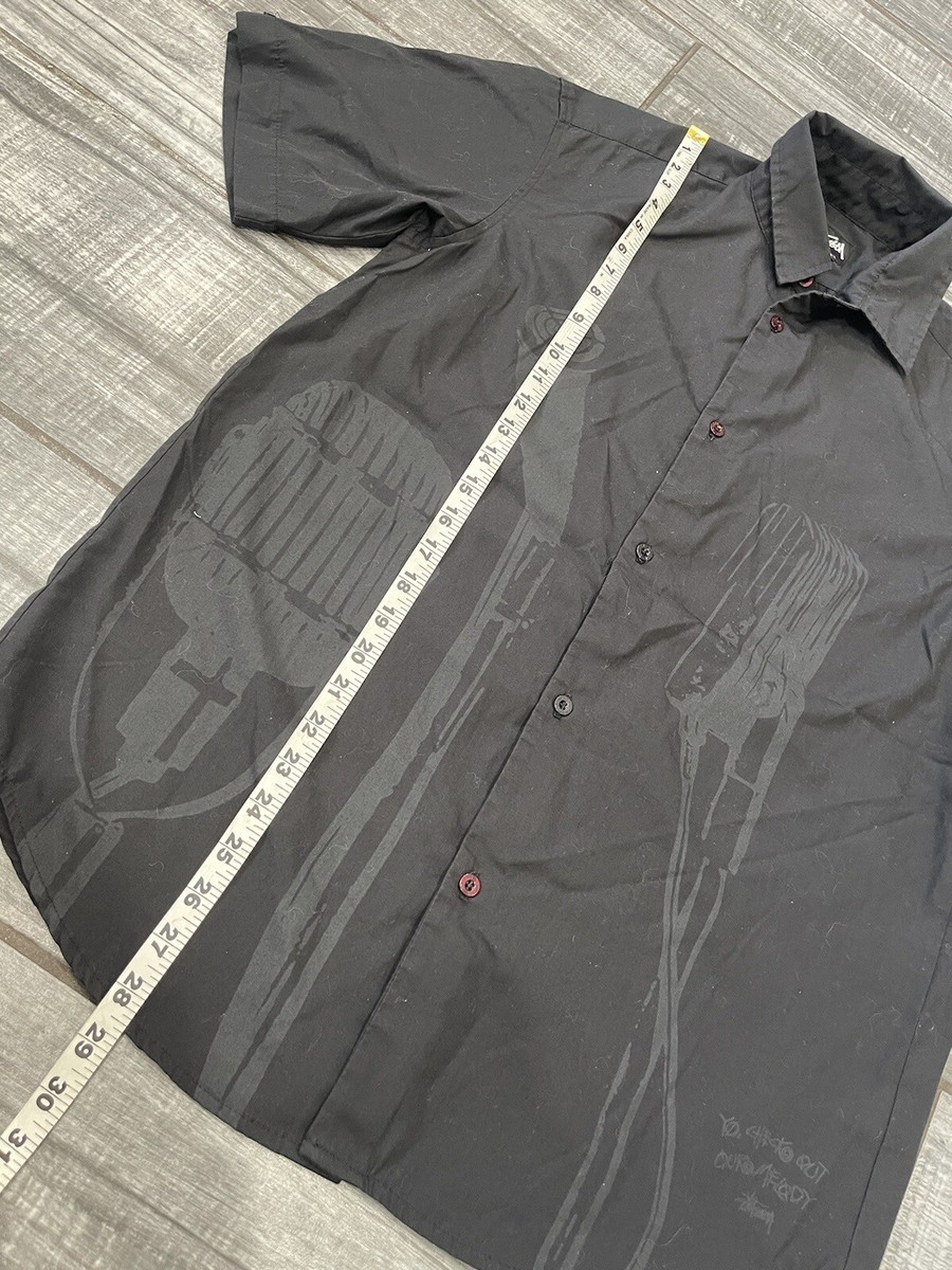 Vintage Stussy - Streetwear USA Button Down Shirt - Sz M | eBay