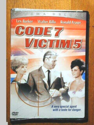 CODE 7 VICTIM 5 1964 DVD 2005 NEW SEALED LEX BAXTER RONALD FRASER ANN SMYRNER