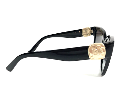 Dolce & Gabbana Sunglasses DG4470 501/8G Black Gold Frames Gray Gradient Lenses s-l400.png main image 3