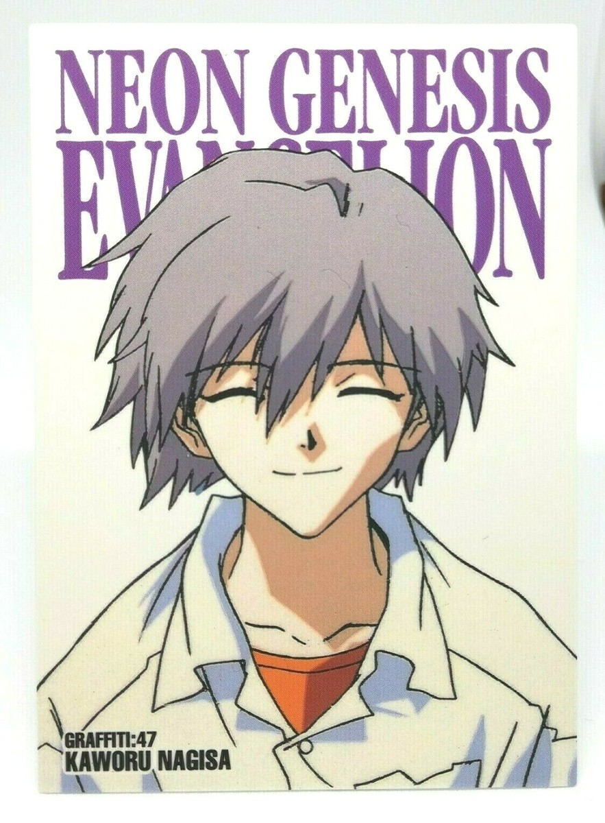 KAWORU NAGISA GRAFFITI 47 Neon Genesis Evangelion card KAWORU NAGISA GRAFFITI 47 Neon Genesis Evangelion card